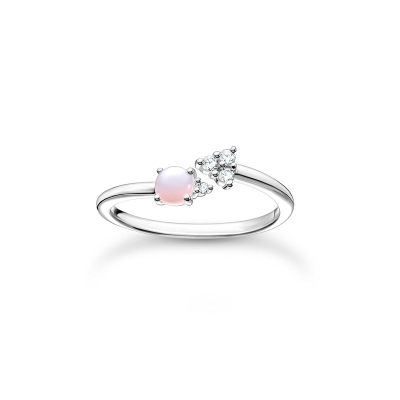 Thomas Sabo Ring Pink Stone Silver