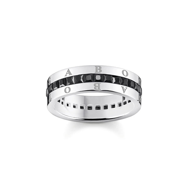 THOMAS SABO Heritage Black Wide Band Ring