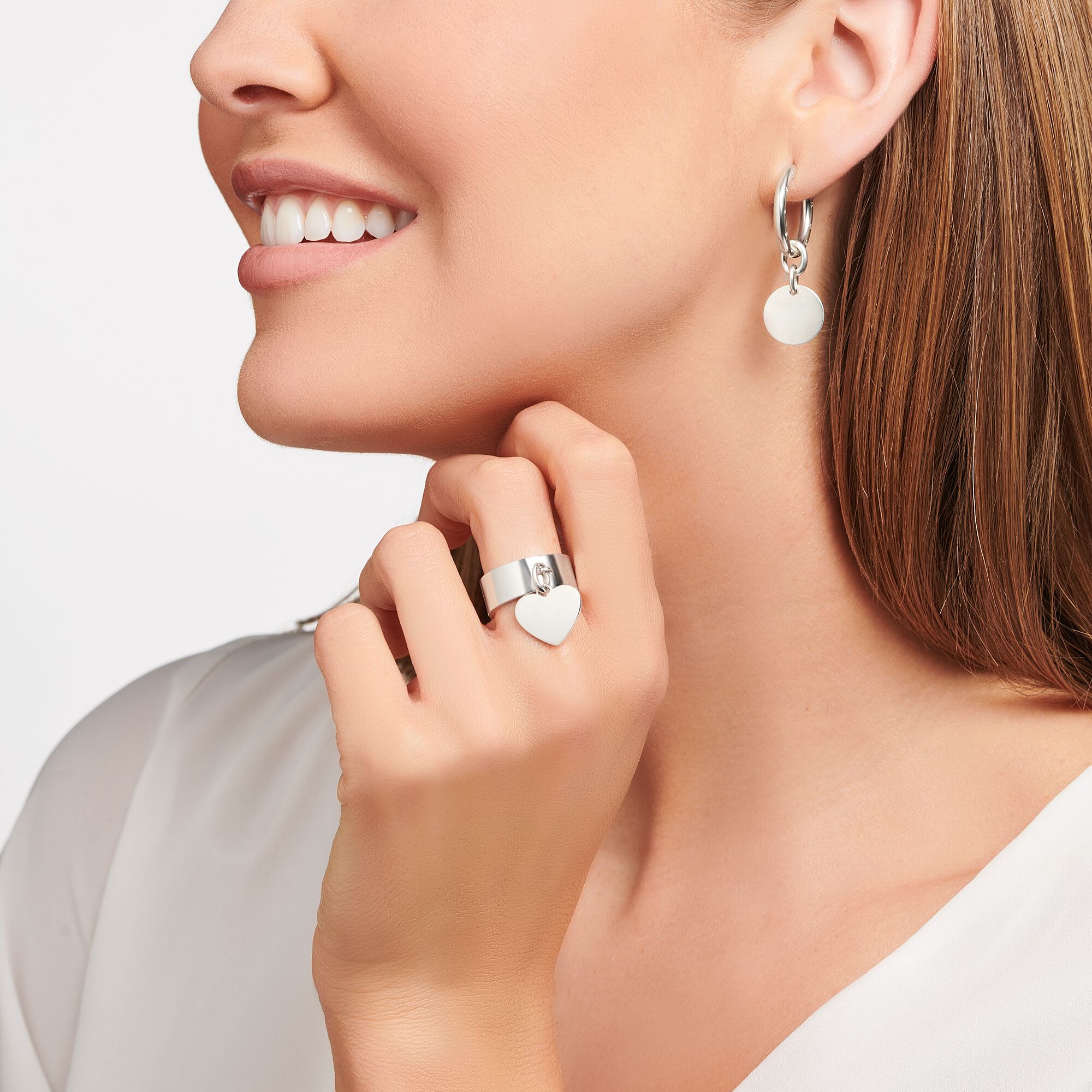 Thomas Sabo Ring With Heart Silver