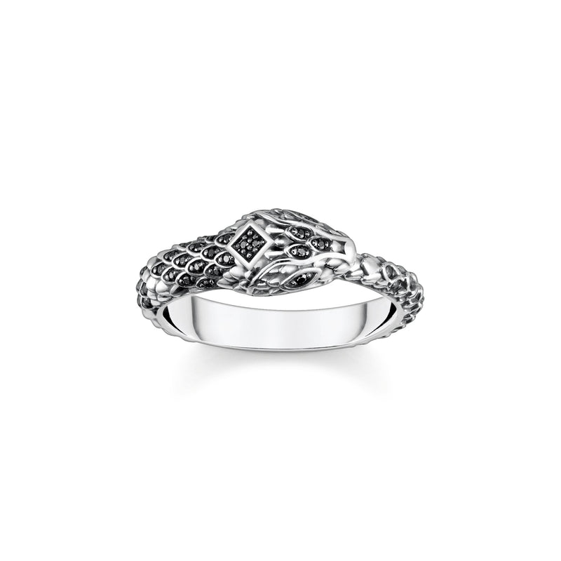 THOMAS SABO Ring blackened snake