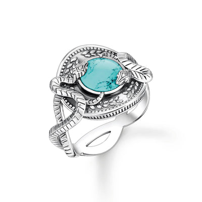 THOMAS SABO Serpent Turquoise Ring