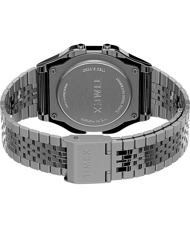 Timex T80 34mm Stainless Steel Bracelet Watch TW2R79300