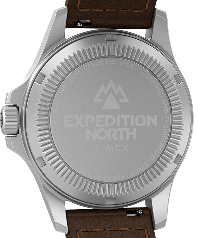 Timex Expedition® North Field Post Solar 41mm Leather Strap Watch TW2V03600