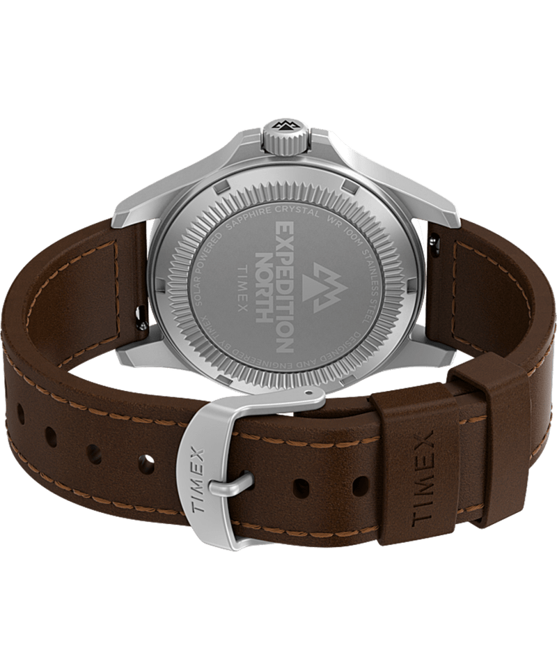 Timex Expedition® North Field Post Solar 41mm Leather Strap Watch TW2V03600