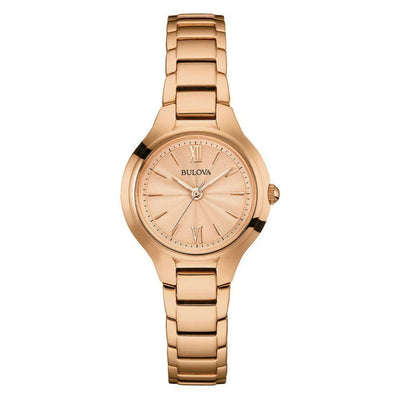 Bulova Classic Rose Gold Womens Watch