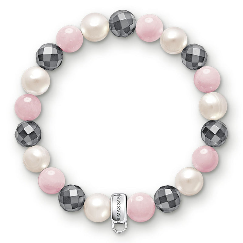 Thomas Sabo Charm Bracelet "Pink, White, Grey"