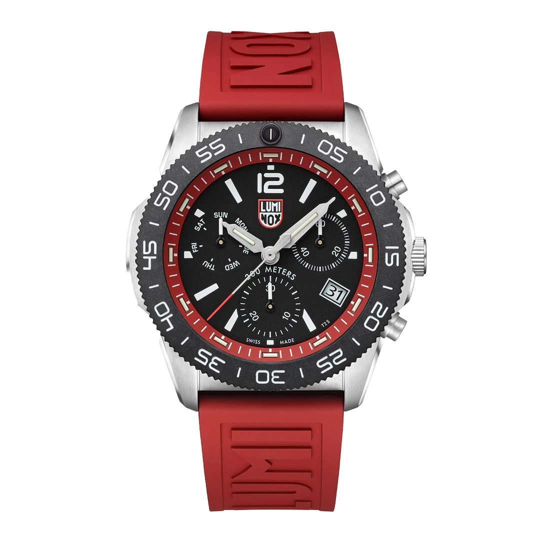 Luminox Pacific Diver Chronograph Red Band Men's Watch XB.3749