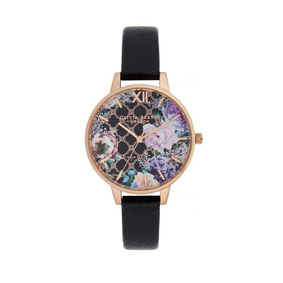 Olivia Burton Glasshouse Rose Gold Watch - Rose Gold