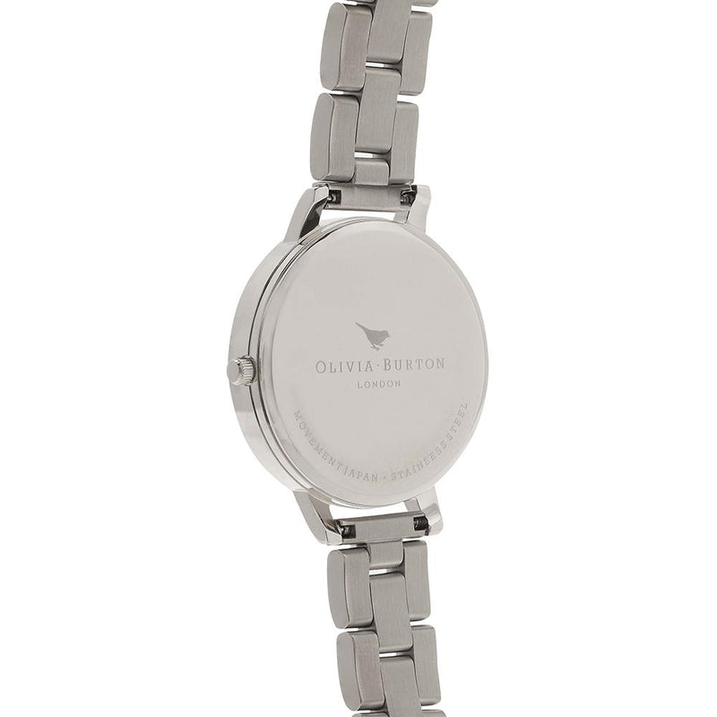 Olivia Burton Big Dial Bracelet Silver Watch - Silver