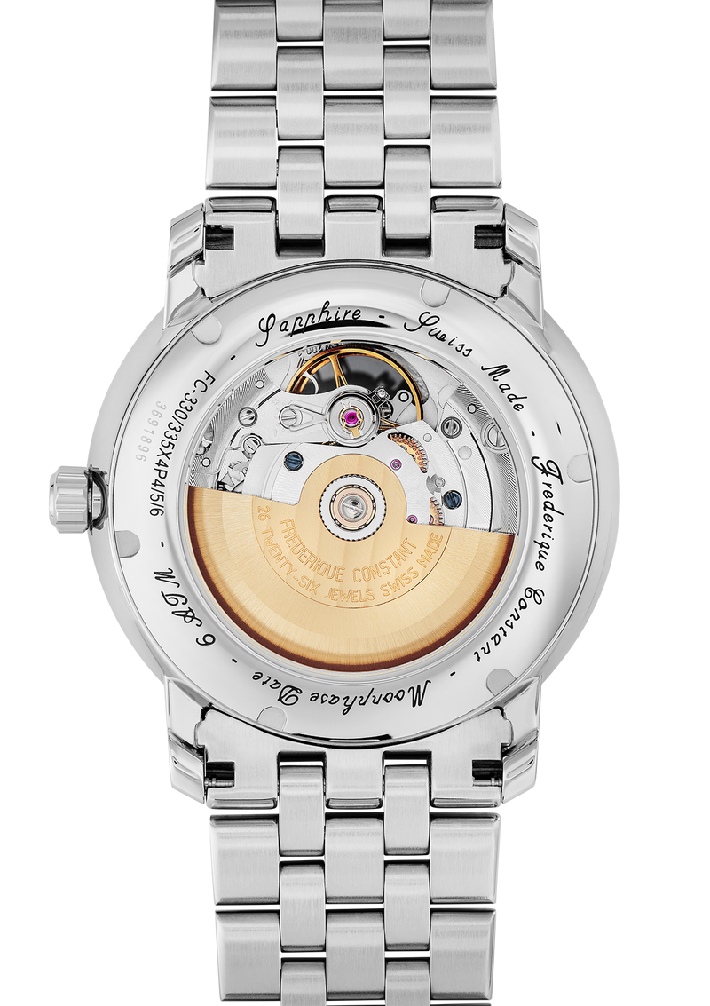 Frederique Constant Classics Heart Beat & Moonphase Watch FC-335MC4P6B2