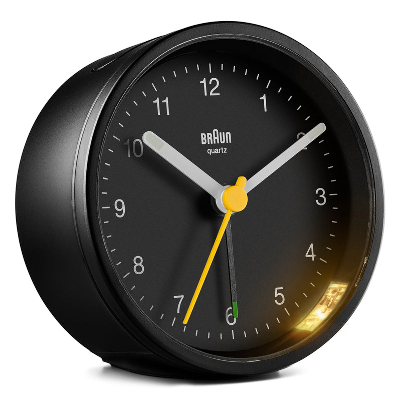 Braun Classic Analogue Alarm Clock Black