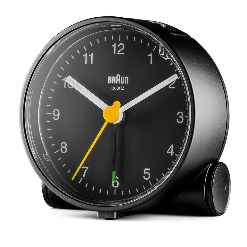 Braun Classic Analogue Black Dial Alarm Clock