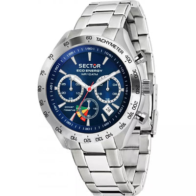 Sector 695 Solar Multifunction Blue Chronograph Watch R3273613004