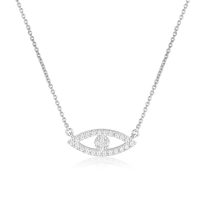 GEORGINI ROCK STAR EVIL EYE SILVER PENDANT