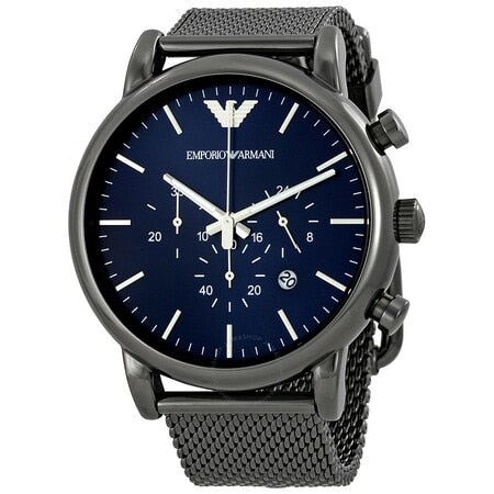 Emporio Armani Sport Chronograph Blue Dial Mens Watch AR1979