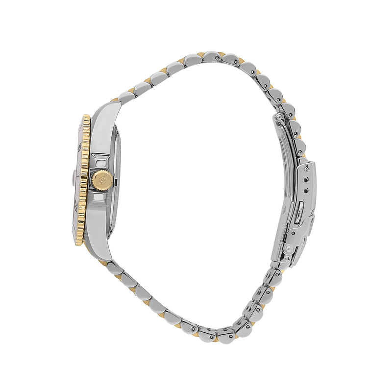 Philip Caribe Diving Two Tone Ladies Automatic Watch