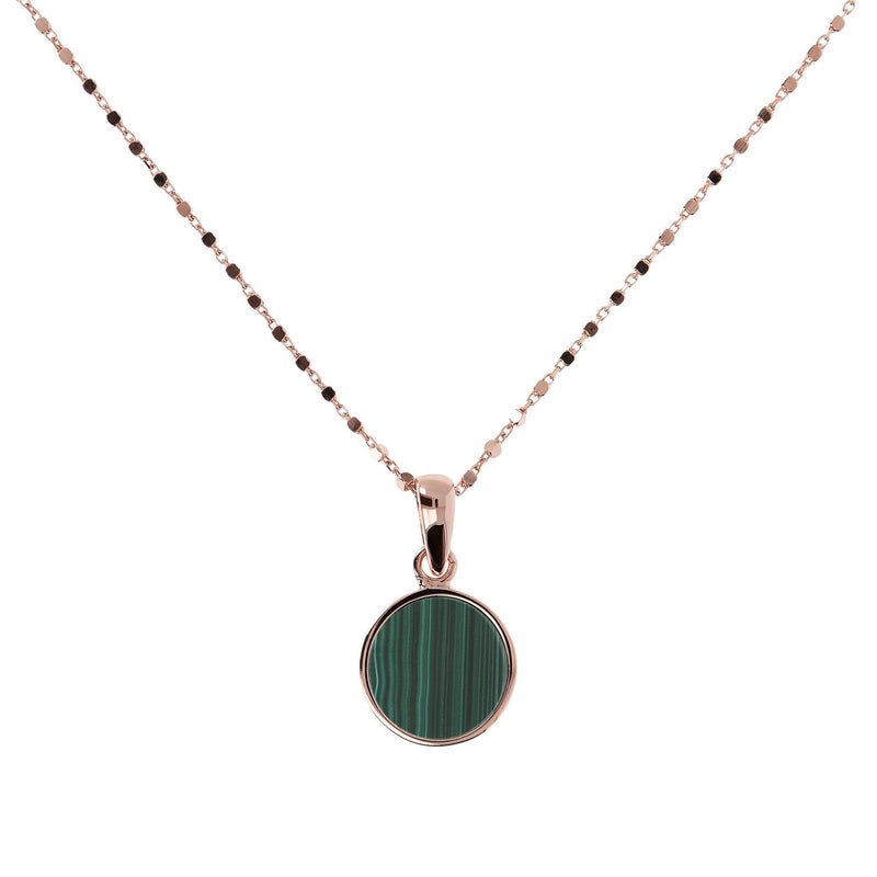 Bronzallure Small Disc Pendant Necklace