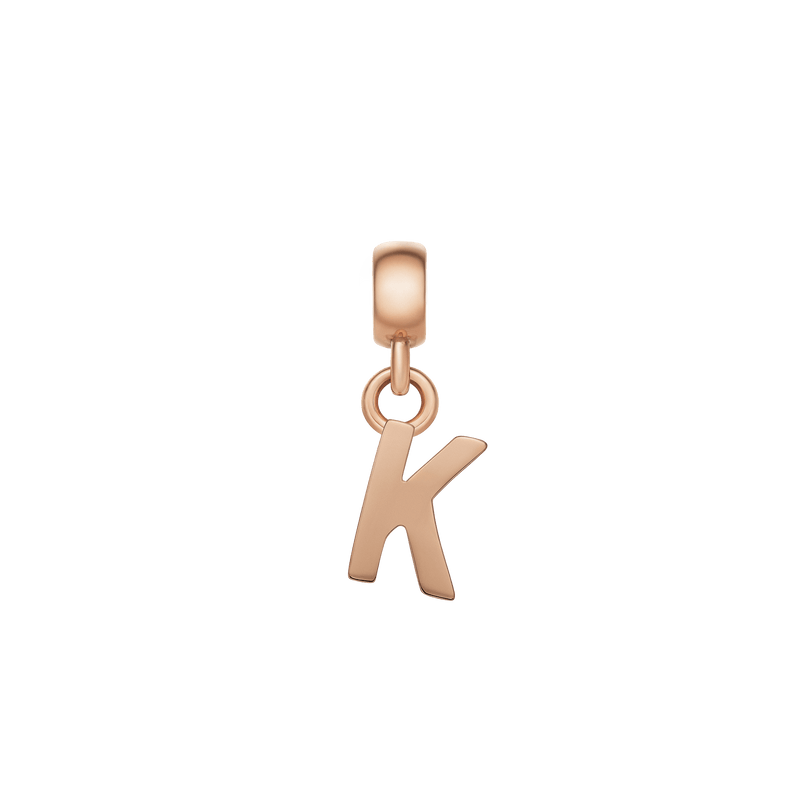 Daniel Wellington Letter Charm Rose Gold