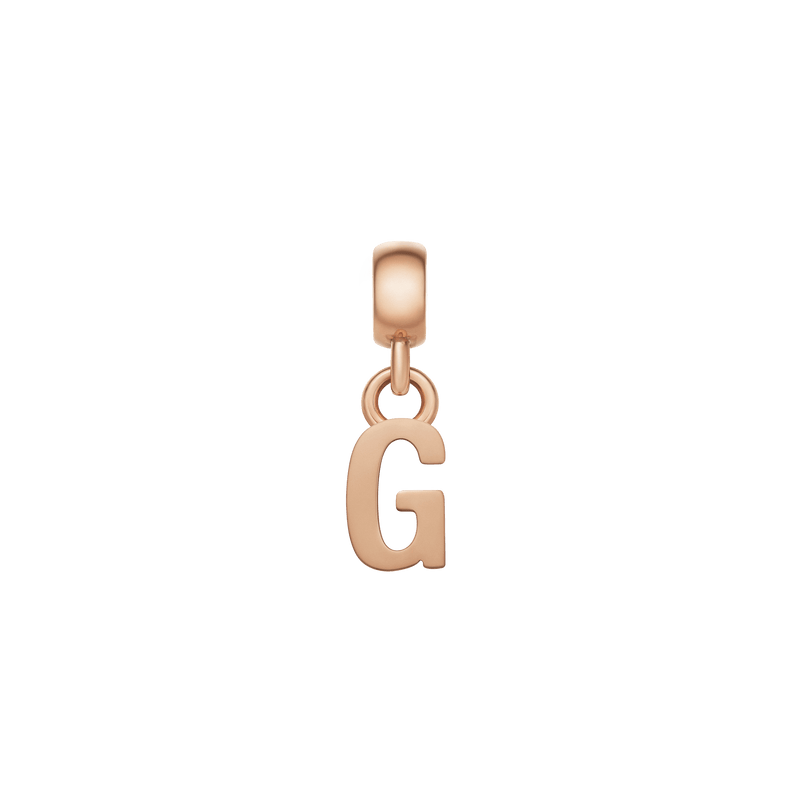 Daniel Wellington Letter Charm Rose Gold