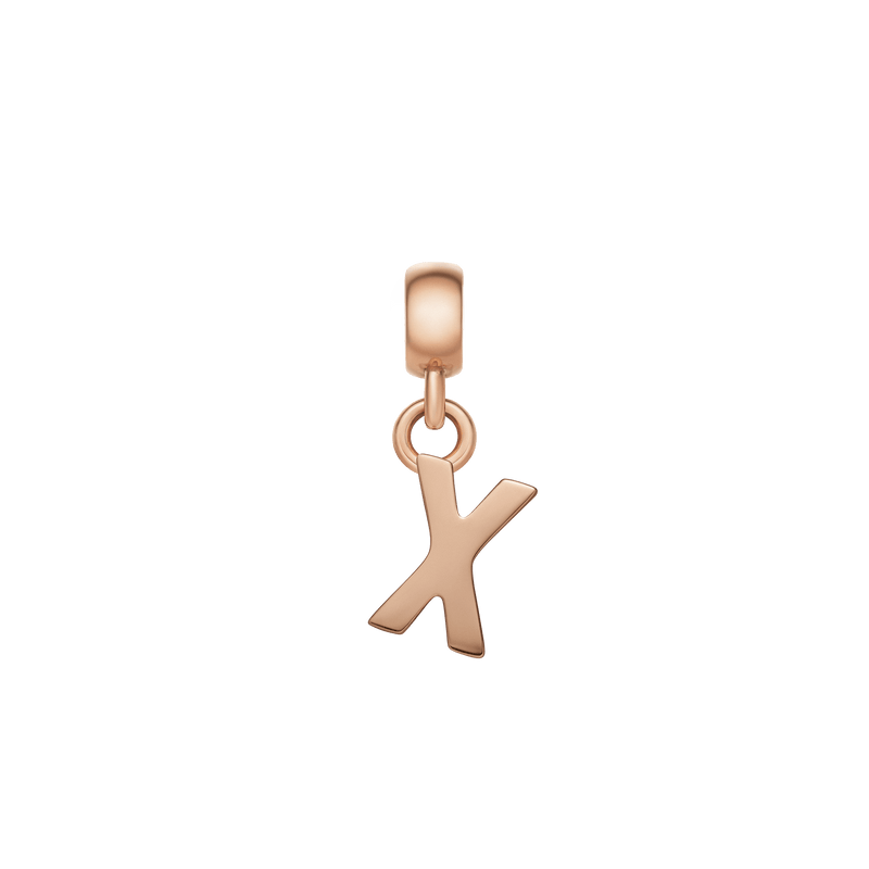 Daniel Wellington Letter Charm Rose Gold