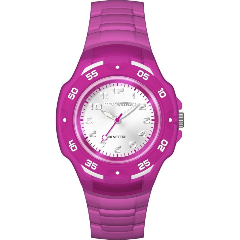 Timex Marathon Pink Rubber Band Children's Watch TW5M06600